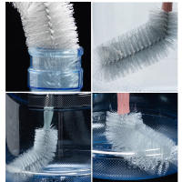 Cepillo De Limpieza Para Cesta De Ropa Con Varilla De Acero Inoxidable Y Dispensador De Agua Plástico Herramienta De Limpieza Del Hogar - details 12