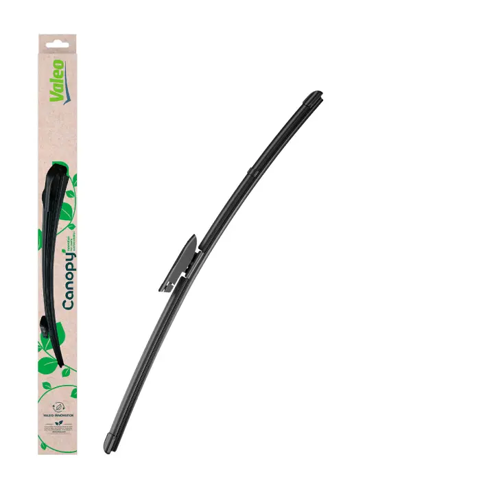Valeo Canopy - CAN52 - Escobilla Limpiaparabrisas Plana Hecha Con Materiales Naturales Y Reciclados De Longitud: 500mm (paquete X1) - Limpiaparabrisas Frontal - 1