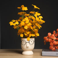 Planta Artificial De 33 Cm De Four Leaf Clover Falsa Árbol Colgante De Hojas De Seda Pequeña Hierba Afortunada Para Decoración De Hogar Boda Fiesta - details 3