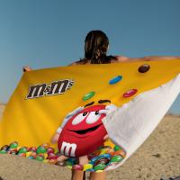 Toalla De Playa Y Baño Anime M&M Snacks Para Niños Absorbente Y Suave Para Viajes Camping Gimnasio Tamaño 30x30 Cm 30x60 Cm 76x182 Cm 50x100 Cm - details 7