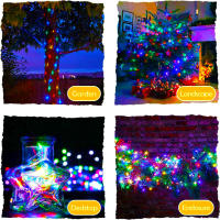 Luces Solares Para Jardín LED Super Brillo Con 8 Modos Decoración De Navidad Para Patio Fuente De Energía Solar IP65 Impermeables - details 4