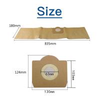 Juego de 5 bolsas rectas para aspiradora Karcher WD3, WD 3 Premium, WD3200, WD3500P, A2204, A2534, SE4001, KAR69591300 - details 0