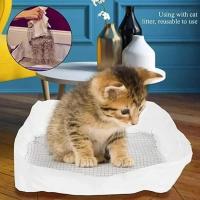 Bolsas De Arenero Para Gatos 10Pcs Con Cierre Y Red Filtro Reutilizables Bolsas De Papel Para Caja De Arenero Gruesas - details 1
