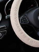 Cubierta De Volante De Coche Transpirable Masajeadora Para Todas Las Estaciones En Malla Negra Accesorio Comfort Para Mujeres - details 14