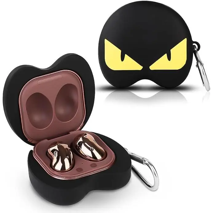 se Samsung Silicone Buds2 2, Galaxy Buds Pro, funda de dibujos animados 3D con llavero para Galaxy. 2, Pro, . - 1