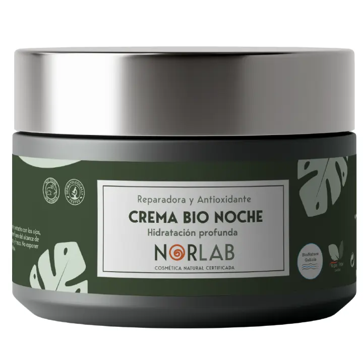Crema Facial Natural BIO Noche 50 Ml - Noresenza - 100% natural - sinergia 11 principios activos naturales - 1
