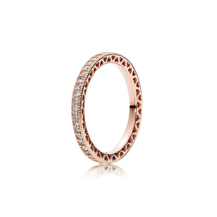 Anillo Pandora coleccion ROSE de plata con circonitas Talla 56 180963CZ-56 PANDORA Silver  Anillo Pandora original - 1