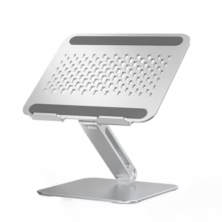 Soporte portátil compatible con 10 " - 21" ajustable antideslizante ventilado portátil soporte ergonómico plegable con MacBook Air, Pro, Dell Y - 1