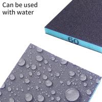 6PCS Esponja De Pulido 60-320 Grit Lavable Y Reutilizable Bloques De Pulido Para Metal Madera Herramienta Abrosiva 120*96*13mm - details 2