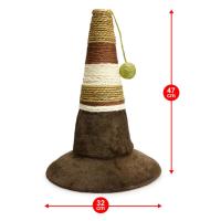 Arquivet Rascador Cono Beige 30X30X58Cm para Gatos - Diseño Moderno y Resistente - details 0