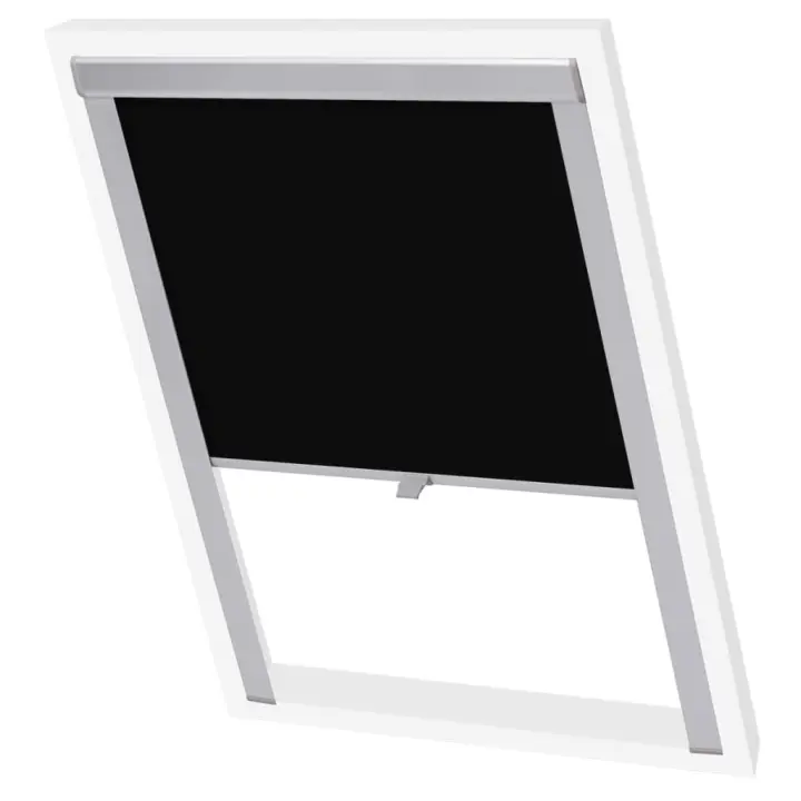 vidaXL Persiana Enrollable Estilo Opaca Ventana Hogar Modelo Color Blanco,  Negro, y mas - 1