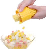 Herramienta de desmontaje de maíz, Juego de 2, estas herramientas de maíz Cobber son la forma más fácil de eliminar los granos de maíz fresco, simplemente empuje el maíz a través del dispositivo - details 0