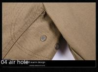 Chaqueta De Moda Para Hombres Primavera Otoño Slim Casual Negocios Elegante Suits Tops De Algodón Y Poliéster Cierre Único - details 16
