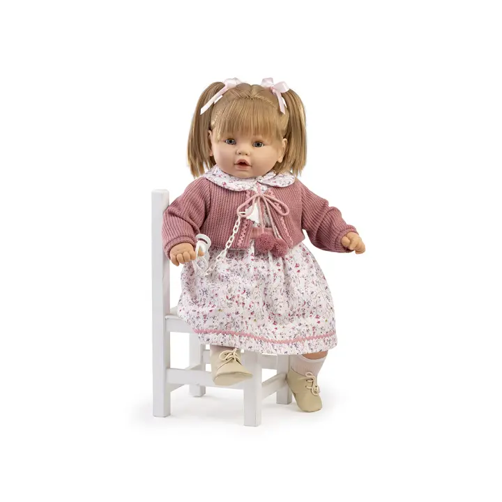 Muñecas Berbesa, Baby Dulzona llorona chaqueta rosa, 62 cm, Muñecas para niñas muñecas juguetes para niñas muñecas recien nacidas muñecas recien nacidos - 1