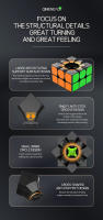Cubo Mágico 3x3x3 Qiyi Qimeng V3 Juguete Educativo Para Niños Puzzle De Plástico Mini Para Jóvenes Y Adultos - details 9