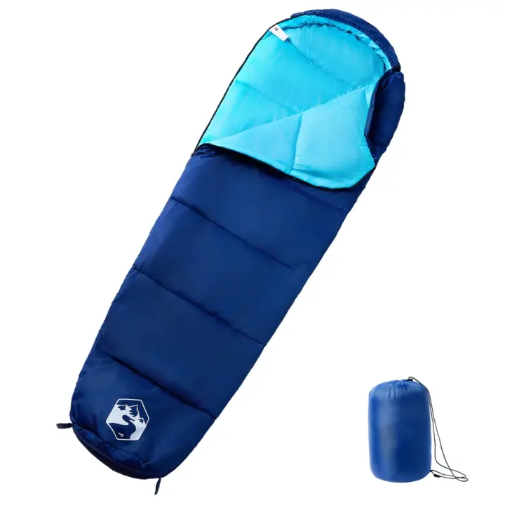 vidaXL Saco de dormir tipo momia de camping para adultos 3 estaciones - 1