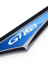 2pcs Pegatinas De Coche 3D De Aleación Para Peugeot GT GTI GTLine 508 5008 3008 208 2008 308 Accesorios De Coche Para Decoración Del Lado Del Coche Y Panel Del Motor - details 6