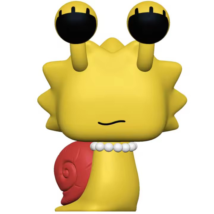 Figura Pop Los Simpsons Snail Lisa-Figura de Vinilo Coleccionable - Idea de Regalo- Mercancia Oficial - Juguetes para Niños y Adultos - Movies Fans - Muñeco para Coleccionistas y Exposición - 1