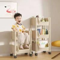 Carrito De Almacenamiento Móvil Para La Casa Con Ruedas Multifuncional Para Cocina Y Dormitorio Estante De Tres Niveles Organizador Doméstico - details 2