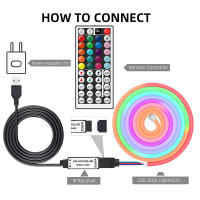 Luces Neón RGB FLEXIBLE Y Impermeables Para Decoración Interior De Hogar LED Para Dormitorio Cocina DC Certificación CE ROHS - details 11