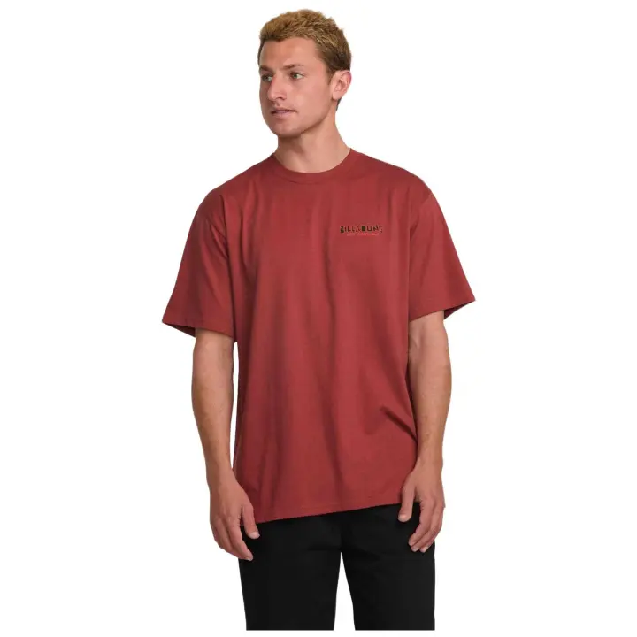 Camiseta de Manga Corta Billabong Twin Peaks para hombre en color rojo - 1