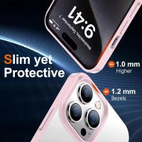Funda Magnética De Lujo Para iPhone Con Color Macarón Magsafe Compatible Con Modelos pro 16 pro 15 14 plus 13 12 Mini 11 pro Max Soporte De Carga Inalámbrica - details 5