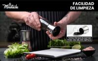 LA MOUSTACHE Set de Molinillos de Sal y Pimienta Manual con Núcleo con Mecanismo de Cerámica - details 4