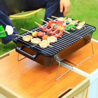 BOPORO Parrilla Portátil con Tapa - Estufa de Barbacoa - Parrilla de Acero Inoxidable - Multifuncional - Hogar - details 1