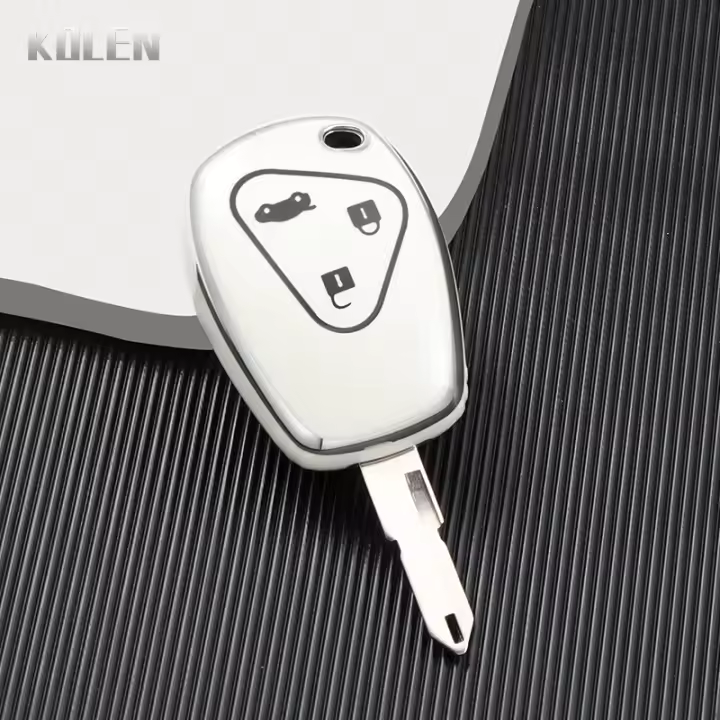 Funda De Llave De Coche TPU Para Renault Megane Modus Espace Laguna Duster Logan DACIA Sandero Fluence Clio Kango 2 Botones - 1