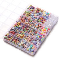Kit De Manualidades Para Pulseras De Amistad Con 780 Piezas De Abalorios De Acrílico Y Imitación De Perla Forma De Estrella Colorida Para Creación De Joyería DIY Unisex - details 3