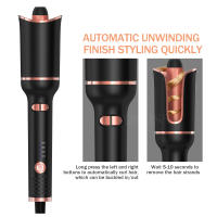 Rizador de Cabello de Iones Negativos - Varita Voluminizadora para Rizo Exuberantes y Flequillo, 32mm/25mm, Diseño Ergonómico, Solo para Cabello Seco, Enchufe Tipo-C, Acabado Metálico Brillante, Rizador Automático - details 17