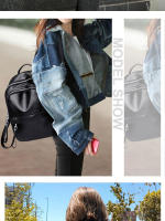 Bolso De Hombro Para Mujer En PU Negro Casual Y Versátil Gran Capacidad Ligero Adecuado Para Estudiantes De Colegio Salir - details 3