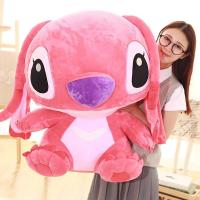 Peluche Grande Disney Lilo & Stitch Kawaii Suave Azul Rosa Muñeco De Peluche Anime Película Regalo De Navidad Para Niños Y Adultos - details 3