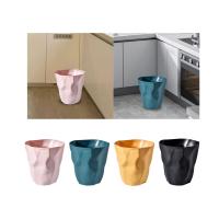 Cesta De Papel De Papelera Minimalista Sin Tapa Para La Casa Cocina Baño Lavandería Y Habitaciones Interiores Material PP - details 3