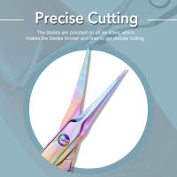 Tijeras De Cutícula Profesionales Multifuncionales Para Uñas Cejas Y Barba Curvadas Extra Finas Para Manicura Y Peluquería - details 4