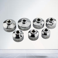 Juego De 7 Piezas De Llaves De Filtro De Aceite 24mm a 38mm 3/8 Pulgada Herramienta De Remoción De Filtro De Aceite Universal Para Automóviles - details 3