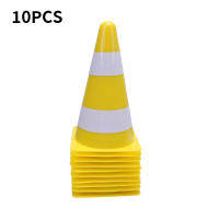 Cono Reflector De Alta Visibilidad Para Tráfico Y Parkings 1Set=10Pcs Stake De Barriada No Parking Material PVC - details 10