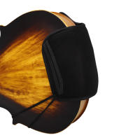 Almohadilla De Hombro Y Barba De Violín Suave De Espuma De Algodón Accesorios Para Instrumentos De Cuerda Adecuado Para Violines De Tamaño 1/8 1/4 1/2 3/4 /4/4 Fiddle Color Rojo / Negro / Café - details 1