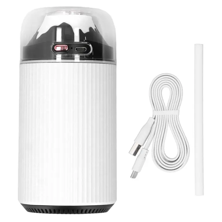 Humididiador de Luz Nocturna pequeño de 300 ml, pulverizador de Niebla portátil 2 en 1, minihumidifier USB para Automóvil with Luz Nocturna para Oficina de 5 V - 1