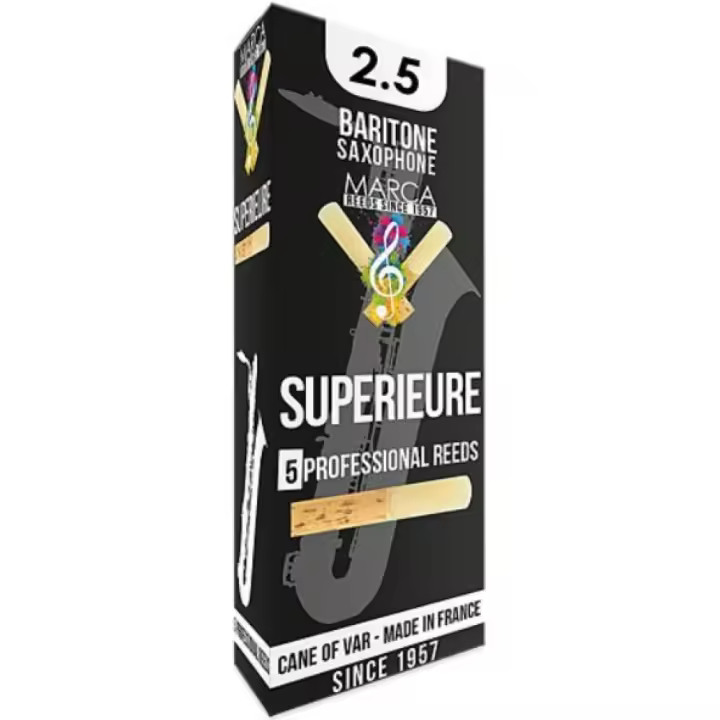 Caja 5 Cañas Saxo Baritono Marca Superieure 2.5 - 1