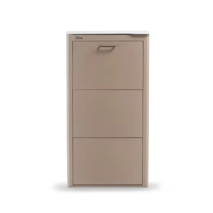 DON HIERRO - Mueble zapatero metálico KIBO, 3 Compartimentos, 3 colores- - 1