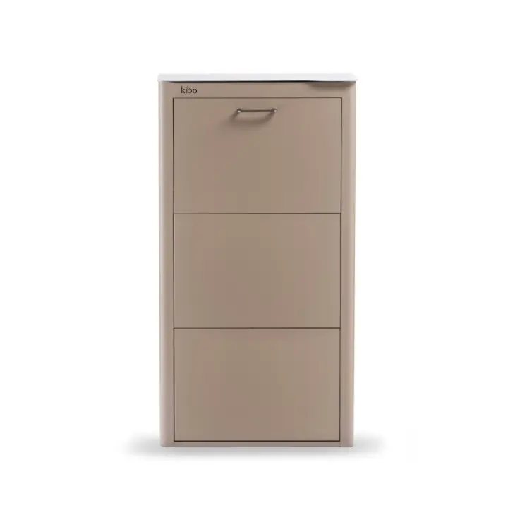 DON HIERRO - Mueble zapatero metálico KIBO, 3 Compartimentos, 3 colores- - 1