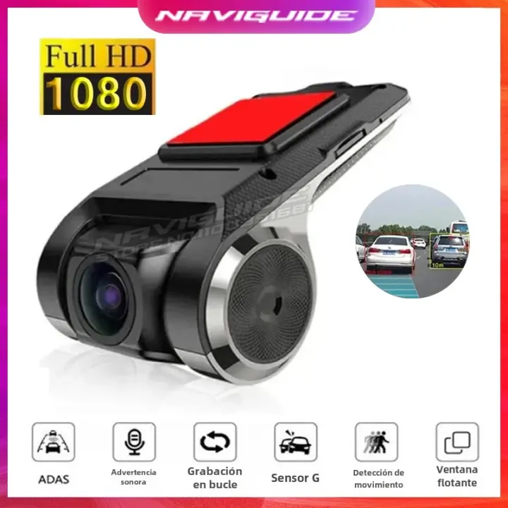 Cámara De Volante Full HD 1080P Con ADAS LDWS Para DVD Reproductor Android Navegación Unidad Audio Alarme De Voz Grabación De Video - 1