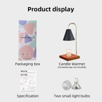 Lámpara Calentadora De Velas Con Timer Y Dimmer Para Decoración De Habitación Luz De Mesa Creativa Aromaterapia Regalo - details 10