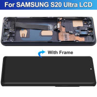 Pantalla LCD Para Samsung S20 Ultra 5G G988 G988B SM-G988U Con Marco Reemplazo De Pantalla Y Digitizador Táctil Resolución De 1440x2960 Material TFT - details 1