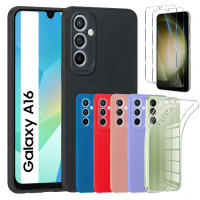 Funda + Cristal Protector Pantalla OPCIONAL para SAMSUNG GALAXY A26 5G 3D Cubre Cámara, CarcasaTPU Silicona, Meloenvias mle26 - details 0