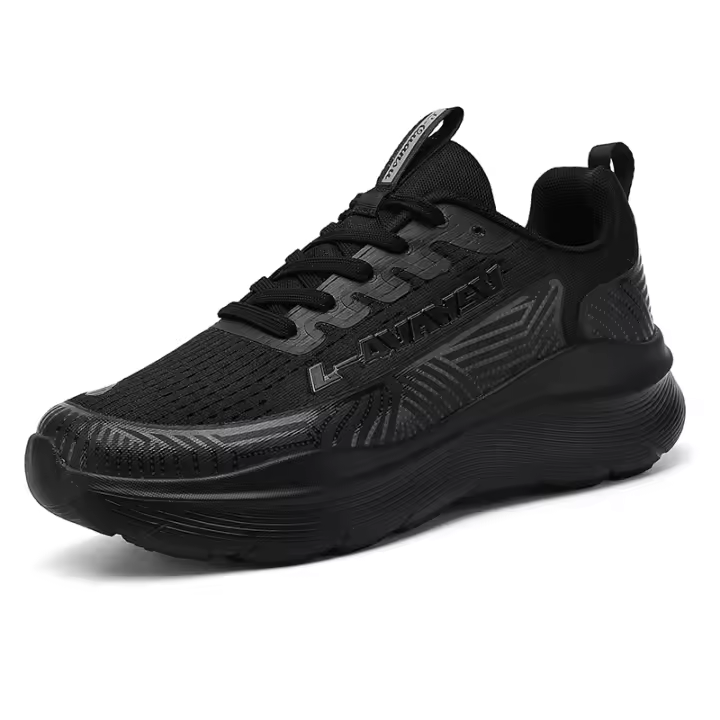 Zapatos De Correr Para Hombre Transpirables Zapatillas De Deporte Mesh Respirable Suela De Goma Antideslizante Para Gimnasio Y Tenis - 1
