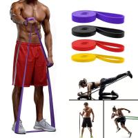 Juego De 4 Piezas De Banda De Resistencia TPE Látex Para Yoga Y Fitness Entrenamiento De Tensión Banda Elástica De Entrenamiento Peso Soportado Conjunto De Entrenamiento De Resistencia - details 0