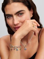 Pandora - Charm Colgante Mini de Mariposa Azul-Baño de Oro de 14K - details 4