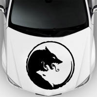 Pegatina De Coche Divertida Yin Yang Gossip Arreglo Vinilo Personalizado Para Decoración De Ventanas Y Logotipos De Coche - details 4